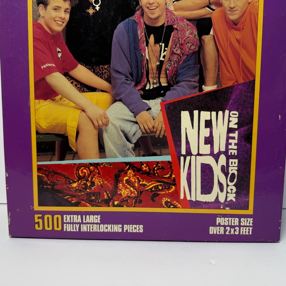 MB Jigsaw Puzzle 1989 Giant 500pc Vintage Puzzle 80s Pop Icon Factory Sealed - Picture 7 of 8